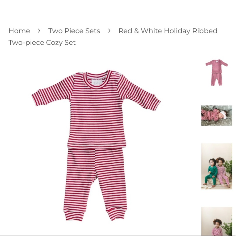 MEBIE BABY RIBBED COTTON SET 18MO